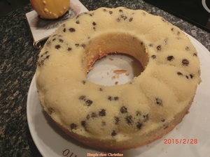 recette - Cake au mascarpone et raisins secs au Thermomix