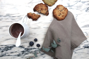 recette - Cookies aux graines de lin et au chocolat noir