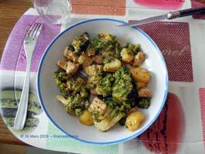 recette - Dinde au brocoli