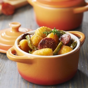 recette - Gnocchi au chorizo et au poivron