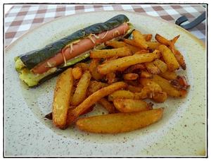 recette - Hot-dog de courgettes