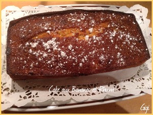 recette - Cake aux Bananes et Rhum