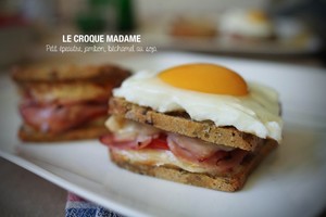 recette - Le croque madame sans gluten