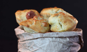 Mini-cakes roquefort & noisettes