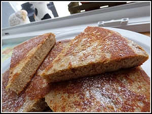 recette - Gâteau à la banane à la poêle