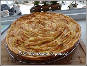 recette - Tarte aux pommes au yaourt