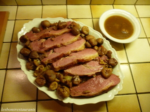 recette - Palette de porc au chou et aux marrons