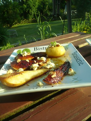 Assiette de fromage et dessert