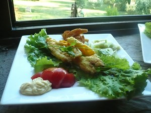 Beignets de fleurs de courgettes