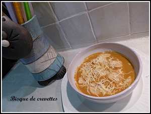 Bisque de crevettes au Thermomix