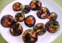 recette - Bouchées d'aubergine aux olives