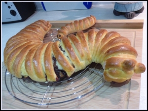 recette - Brioche chenille avec ou sans Thermomix