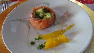 recette - Charlotte saumon et avocat