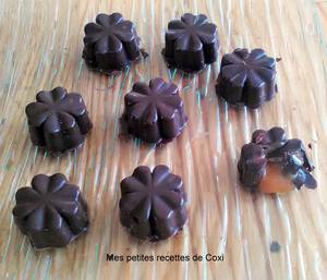 recette - Chocolats au lait et son coeur coulant