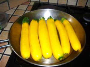 recette - Courgettes jaunes ultra fondantes