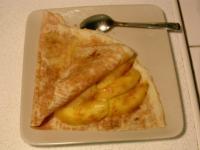 recette - Crêpes aux mangues et à la cannelle
