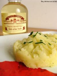 recette - Ecrasé de pommes de terre à l'huile de truffes