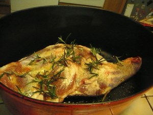 recette - Epaule d'agneau, soissons au romarin