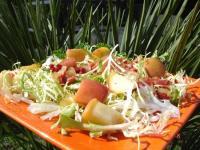 recette - Frisée aux lardons et pommes