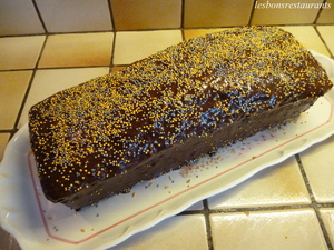 recette - Gâteau aux amandes glacé au chocolat