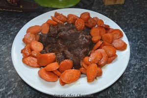 recette - Gîte de boeuf confit au Madiran