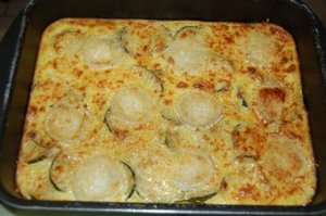 recette - Gratin courgettes et chèvre