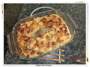 recette - Gratin de courgettes à la viande