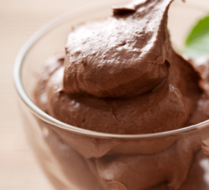 Mousse au chocolat sans gluten et sans lactose