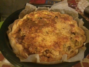 recette - Ma quiche aux poireaux