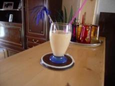 Milk-shake de fruits au sirop
