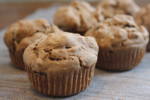 Muffins aux dattes & graines de citrouille