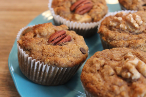 Muffins aux dattes & noix de pécan