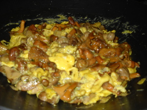 recette - Omelette aux cèpes et girolles