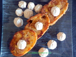 recette - Pain perdu à la cannelle et sa chantilly crème de marron