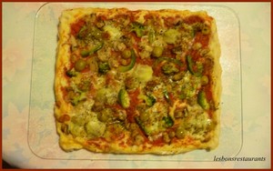 recette - Pizza végétarienne