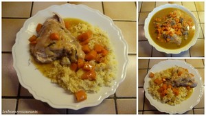 recette - Poulet à l'orange et au miel