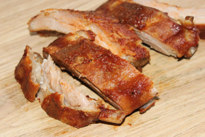 Côtes levées de porc / ribs à la mijoteuse