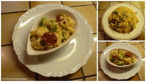 recette - Risotto au poulet et au chorizo