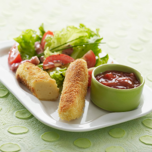 recette - Salade de quenelles panées