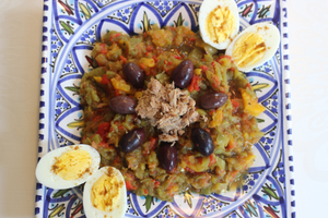 Salade de poivrons grillés à la Tunisienne