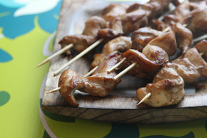 Brochettes de poulet