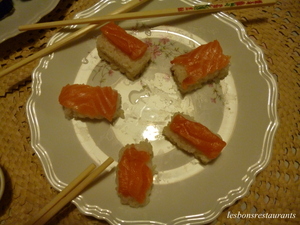 recette - Sushis au saumon