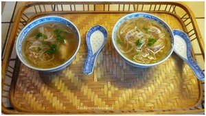 recette - Soupe chinoise aux germes de soja