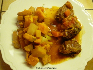 recette - Tajine de boeuf au curry tikka masala