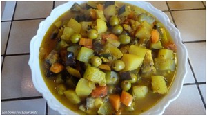 Tajine de légumes au citron confit