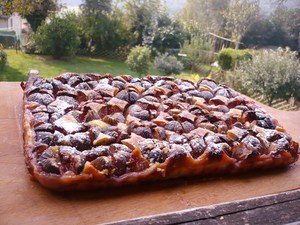 recette - Tarte aux figues du jardin