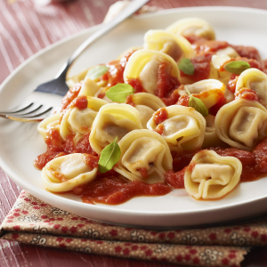 recette - Tortellini à la sauce tomate