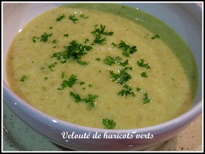 Velouté de haricots verts au Thermomix