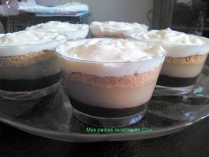 recette - Verrines imitation poire belle-hélène