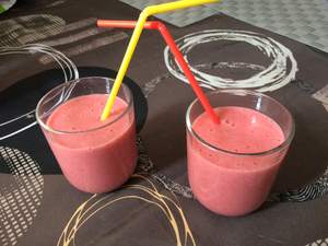 Smoothie fraise banane